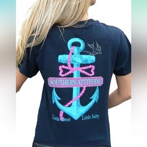 Southern Attitude Anchor T-shirt